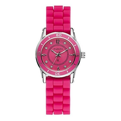 Orphelia or22171277 - orologio da polso donna, silicone, colore: rosa
