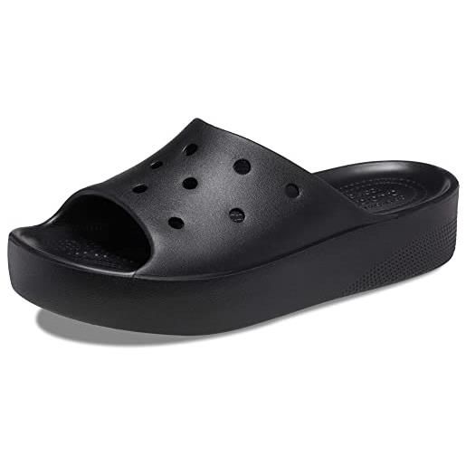 Crocs, slides donna, black, 41 eu