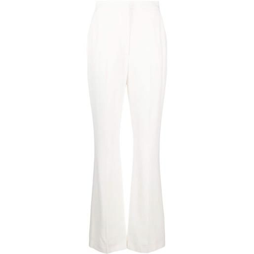 Alexander McQueen pantaloni sartoriali svasati - bianco