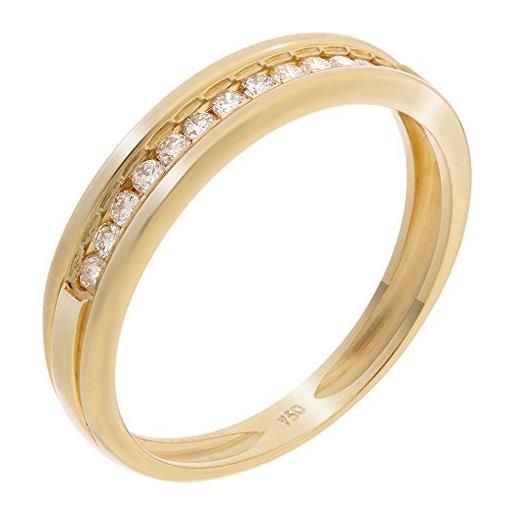 Orphelia finering - anello, con diamante, oro giallo, misura 52 (16.6)