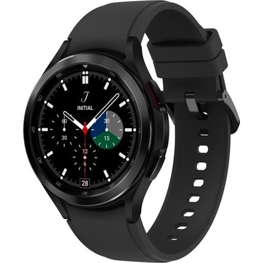 Samsung galaxy watch4 classic smartwatch ghiera interattiva acciaio inossidabile 46mm memoria 16gb black