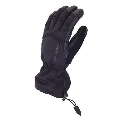 Sealskinz guanti impermeabili per il fredo, taglia l, colore: nero