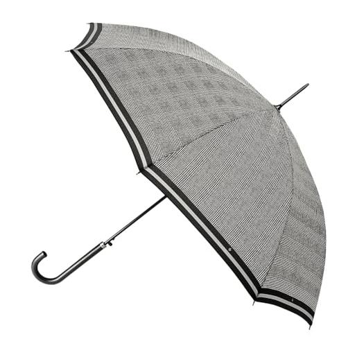 Fulton riva auto 2 photo rose white ombrello donna, prezzo di galles stripe print, taglia unica, ombrello bastone