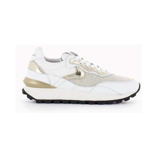 VOILE BLANCHE - sneakers donna bianco/platino 1n03