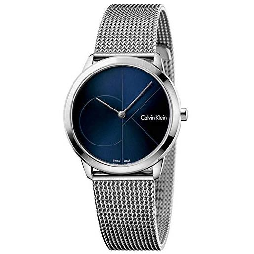 Calvin Klein orologio analogico quarzo da donna con cinturino in acciaio inox k3m2212n