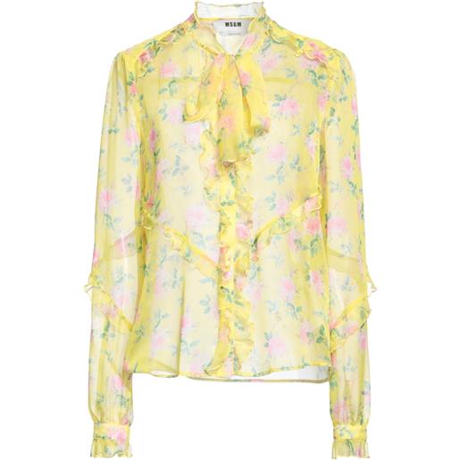 MSGM - camicie e bluse a fiori