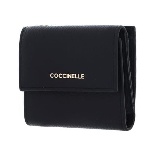 Coccinelle portafoglio metallic soft mini e2mw511b801 001 black