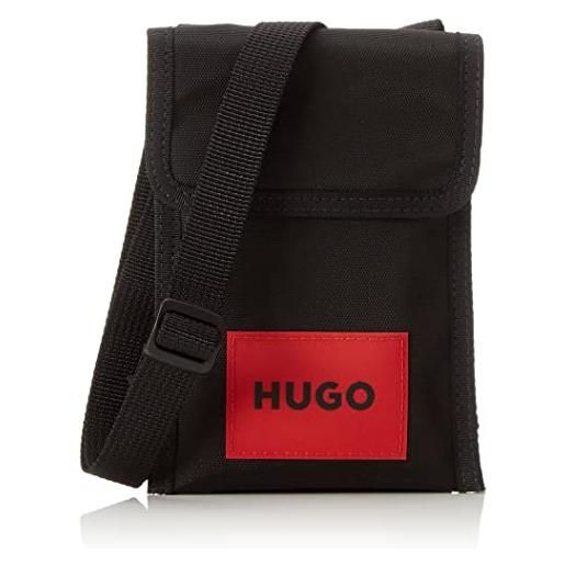 HUGO ethon_phone pouch, custodia per cellulare donna, nero, taglia unica