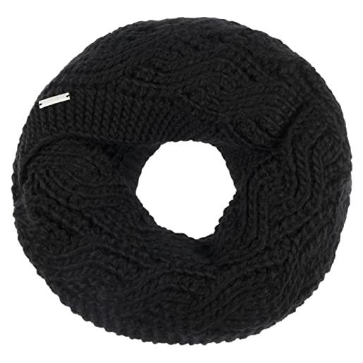 Seeberger sciarpa ad anello javina invernale a tubo taglia unica - nero