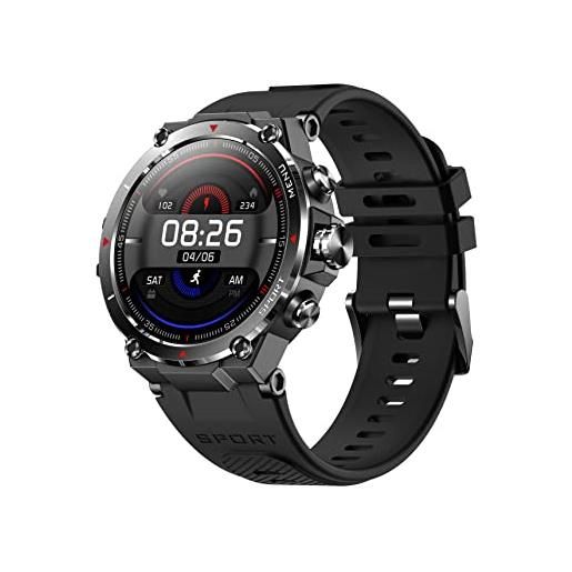 DCU TECNOLOGIC | gps smartwatch | smart watch | touchscreen hd amoled | 14 modalità sport | notifiche app e chiamate | ip68* | nero