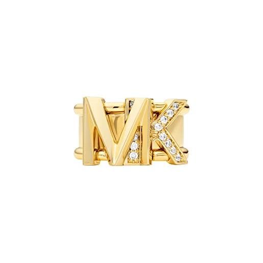 Michael Kors - anello premium in ottone dorato da donna mkj7836710;6