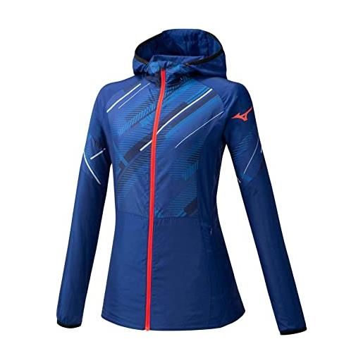 Mizuno bedruckte, giacca donna, mazarine blu, xl