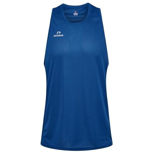 Newline men's athletic running singlet, t-shirt uomo, iris nero, 3xl