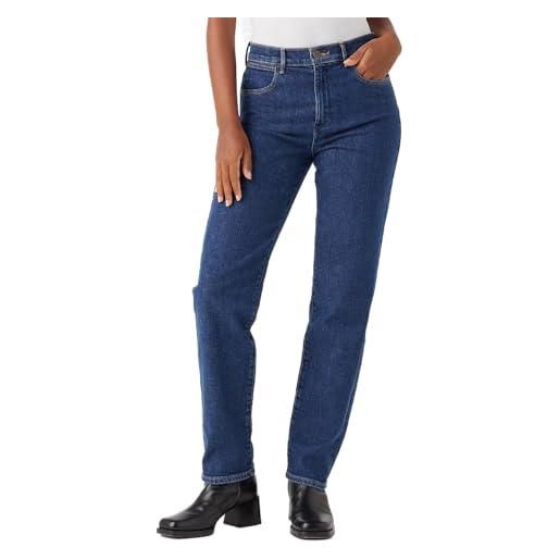 Wrangler straight jeans, dark turn, 33w x 32l donna