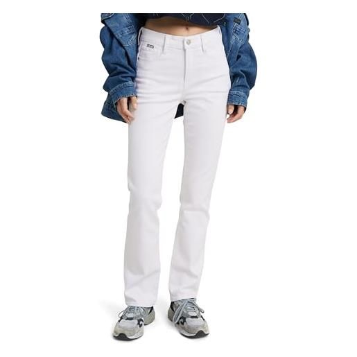 G-STAR RAW strace straight jeans donna , blu (worn in deep marine d23951-b767-c602), 32w / 32l