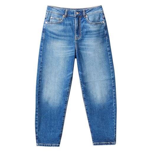 United Colors of Benetton pantalone 47yfde00i, jeans donna, denim 901, 25