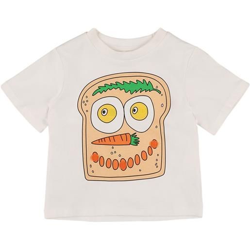 STELLA MCCARTNEY KIDS t-shirt in jersey di cotone stampato