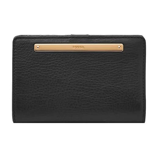 Fossil liza, multifunzione donna, nero, 13.3 2.9 w x 9.2 cm h