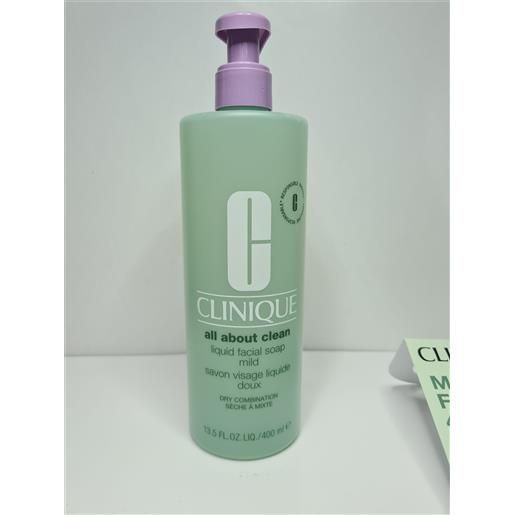 Clinique all about clean liquid facial soap p/ secche e miste