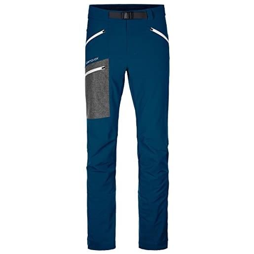 ORTOVOX 60260-55901 cevedale pants m pantaloni sportivi uomo petrol blue taglia s