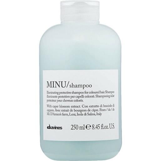 Davines minu shampoo 250ml - shampoo illuminante protettivo capelli colorati