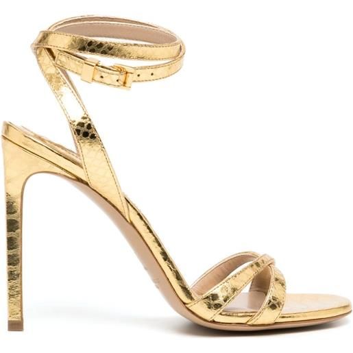 Michael Kors Collection sandali in pelle chrissy 110mm - oro