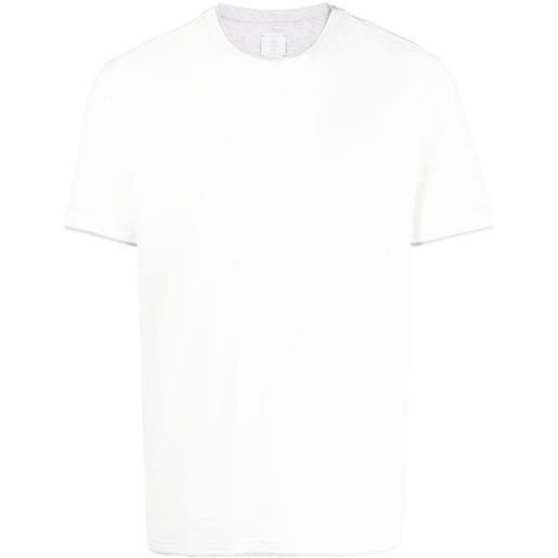 Eleventy t-shirt a strati - bianco