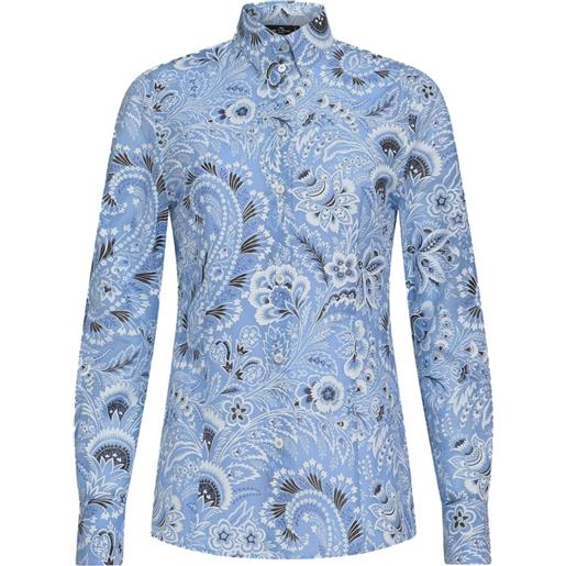 ETRO camicia con stampa paisley - blu