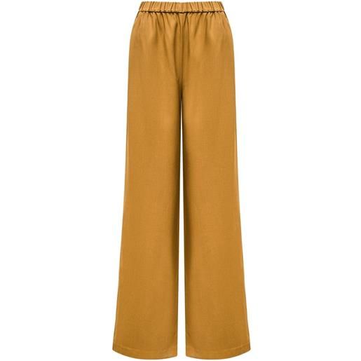 12 STOREEZ pantaloni con vita elasticizzata - giallo