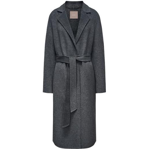 12 STOREEZ cappotto con cintura - grigio