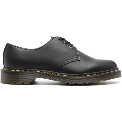 Dr. Martens derby felix con cuciture a contrasto - nero