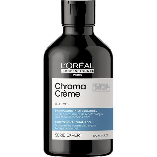 L'OREAL PROFESSIONNEL serie expert chroma creme blu shampoo castano chiaro medio 300 ml