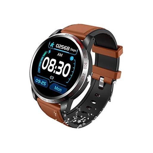 TROGN smart watch braccialetto sportivo - smart watch fitness tracker impermeabile orologio sportivo touch control braccialetto intelligente con cardiofrequenzimetro (colore: d)