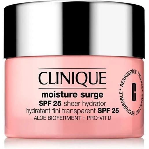 Clinique moisture surge spf25 sheer hydrator crema idratante viso 50ml