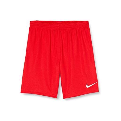 Nike y nk dry lge knit ii short nb pantaloncini sportivi, bambino, university red/white/(white), xs