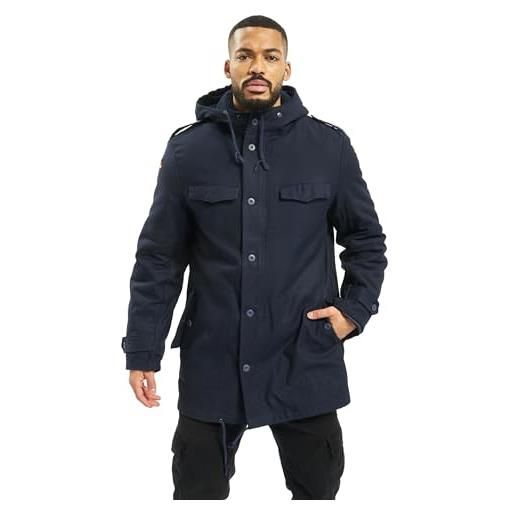 Brandit bw parka flag, uomo, navy, 56