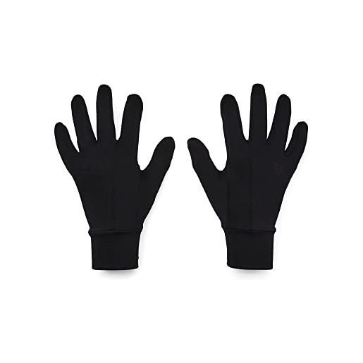 Under Armour storm liner gloves guanti per la stagione fredda, nero (001)/jet grey, s donna