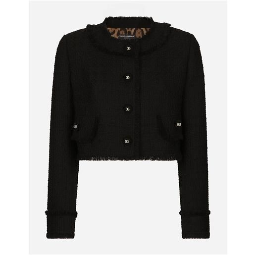 Dolce & Gabbana giacca corta in tweed rachel