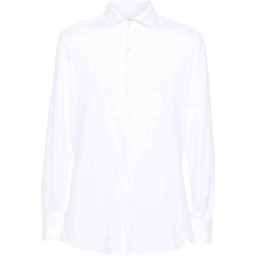 Glanshirt t-shirt - bianco