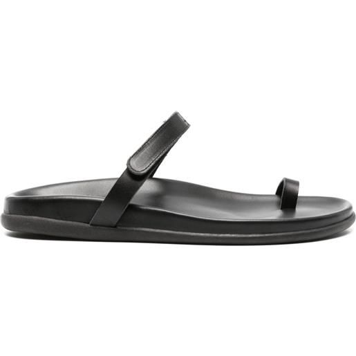 Ancient Greek Sandals sandali dokos con chiusure a strappo - nero