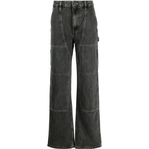Helmut Lang jeans carpenter dritti - grigio