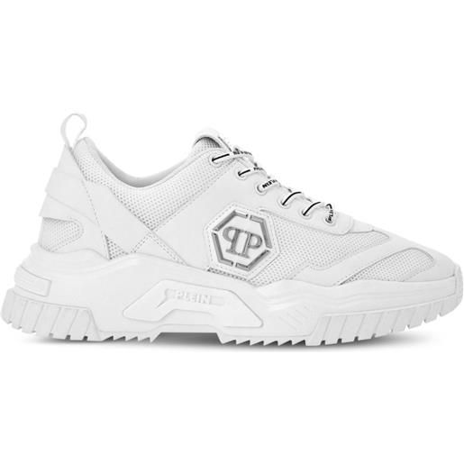 Philipp Plein sneakers predator con logo - bianco