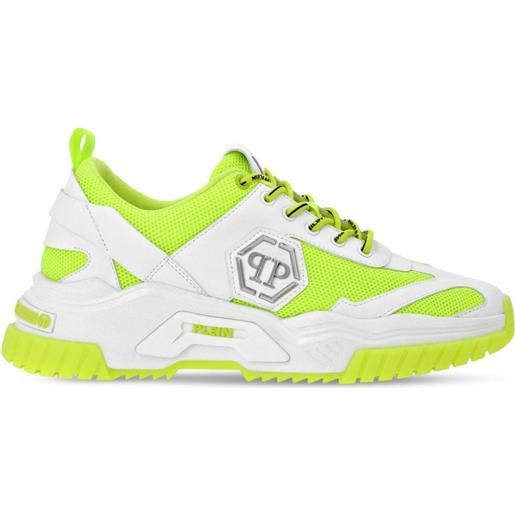 Philipp Plein sneakers predator con inserti - giallo