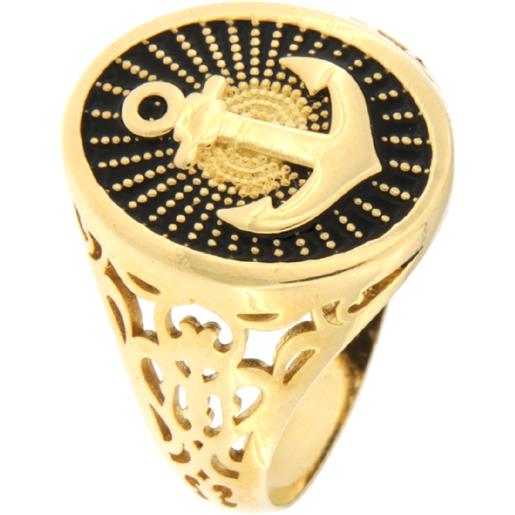 Gioielleria Lucchese Oro anello uomo oro giallo gl101389