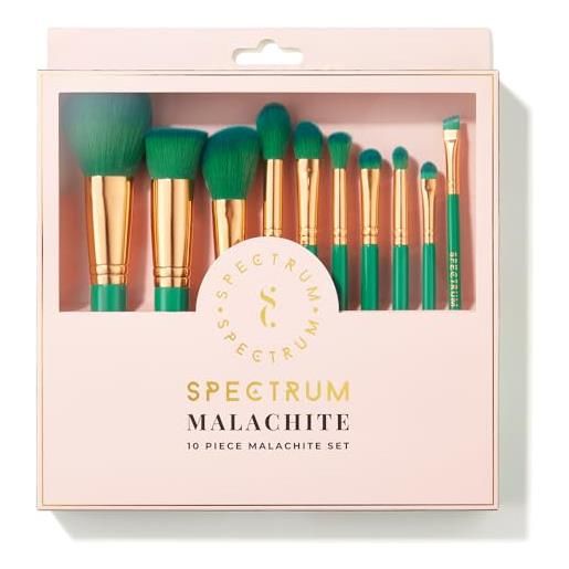 Spectrum Brushes spectrum - 10 piece malachite brush set