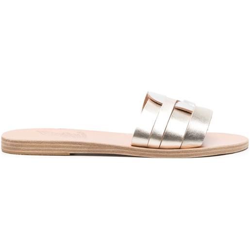 Ancient Greek Sandals sandali slides filenada - oro
