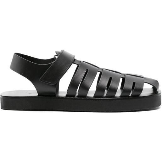 Ancient Greek Sandals sandali tilemachos - nero