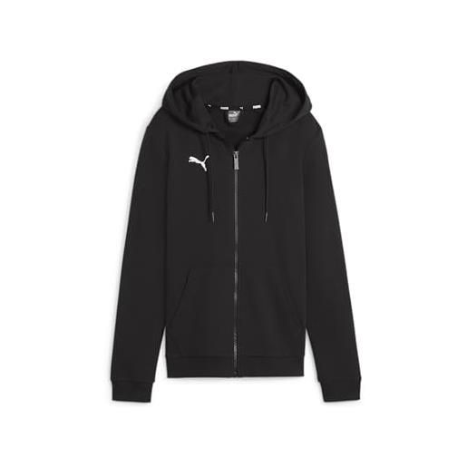 PUMA teamgoal casuals hooded jacket wmn, sudore women's, navy bianco, l