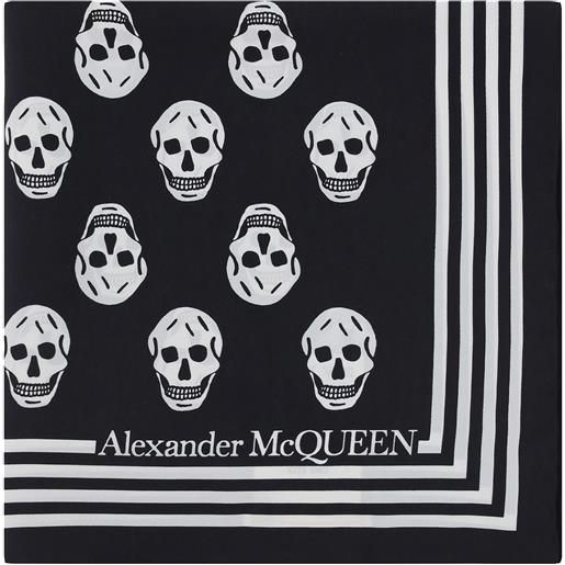Alexander McQueen foulard seta skull