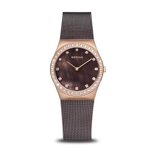 BERING donna analogico quarzo classic orologio con cinturino in acciaio inossidabile cinturino e vetro zaffiro